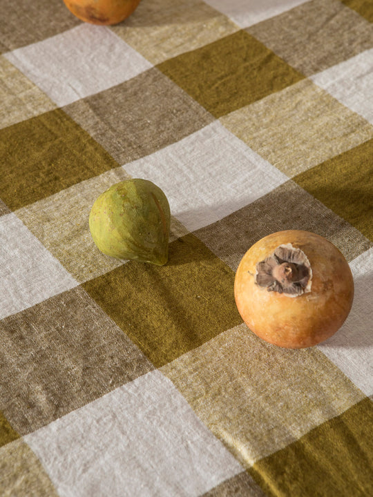 Vichy tablecloth Palma citrus