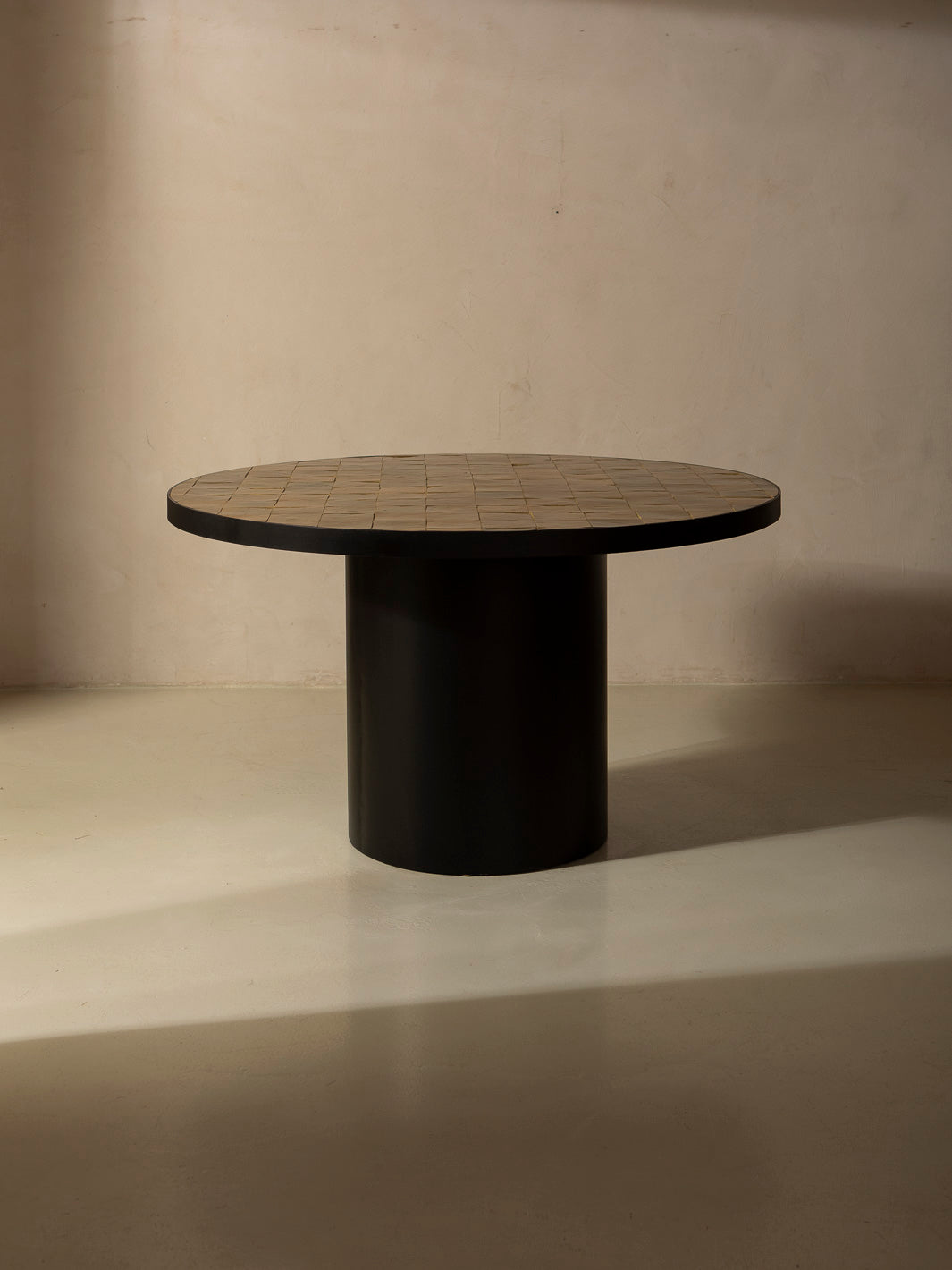 Zellige Olive Round Table 130cm diameter x 73cm