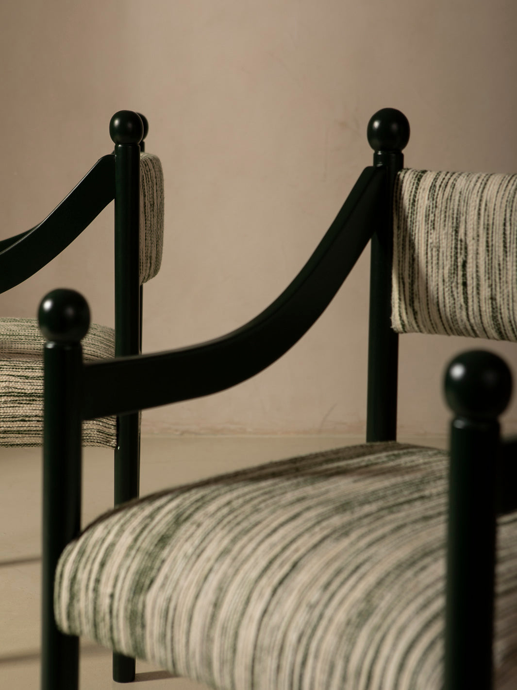 Silla con brazo Palma verde