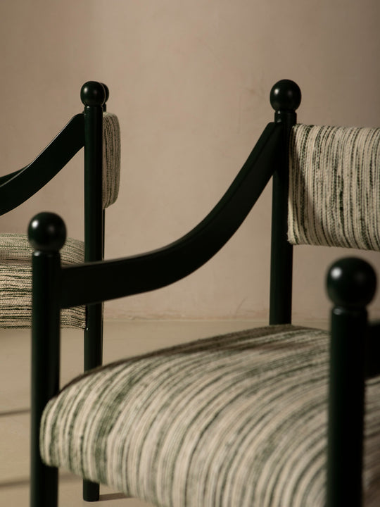 Silla con brazo Palma verde