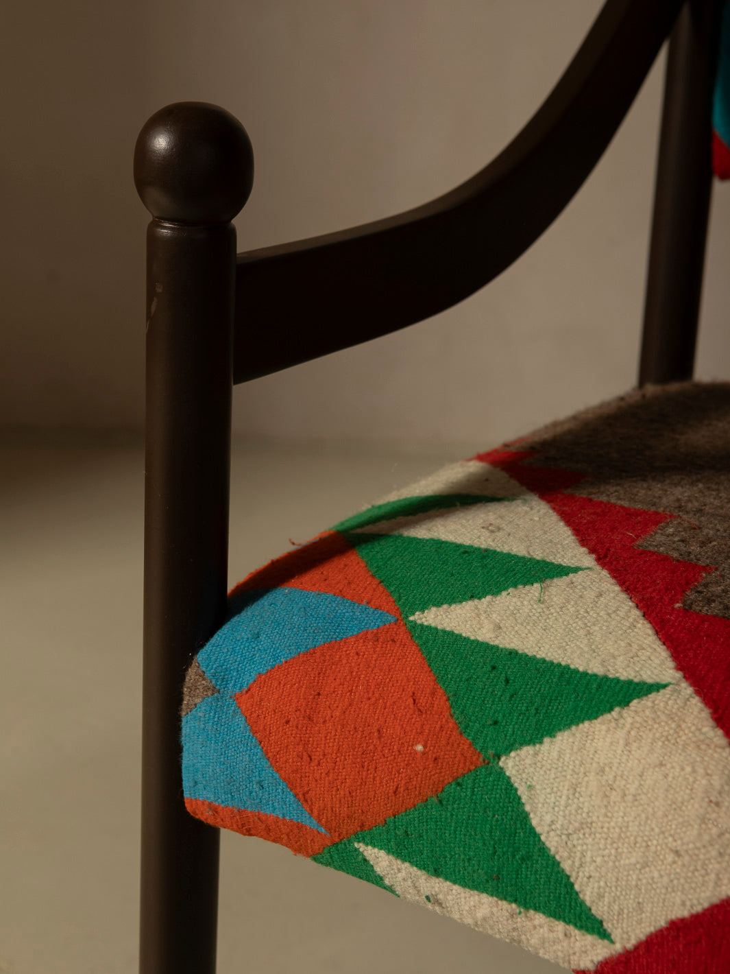 Silla con brazo Palma marrón