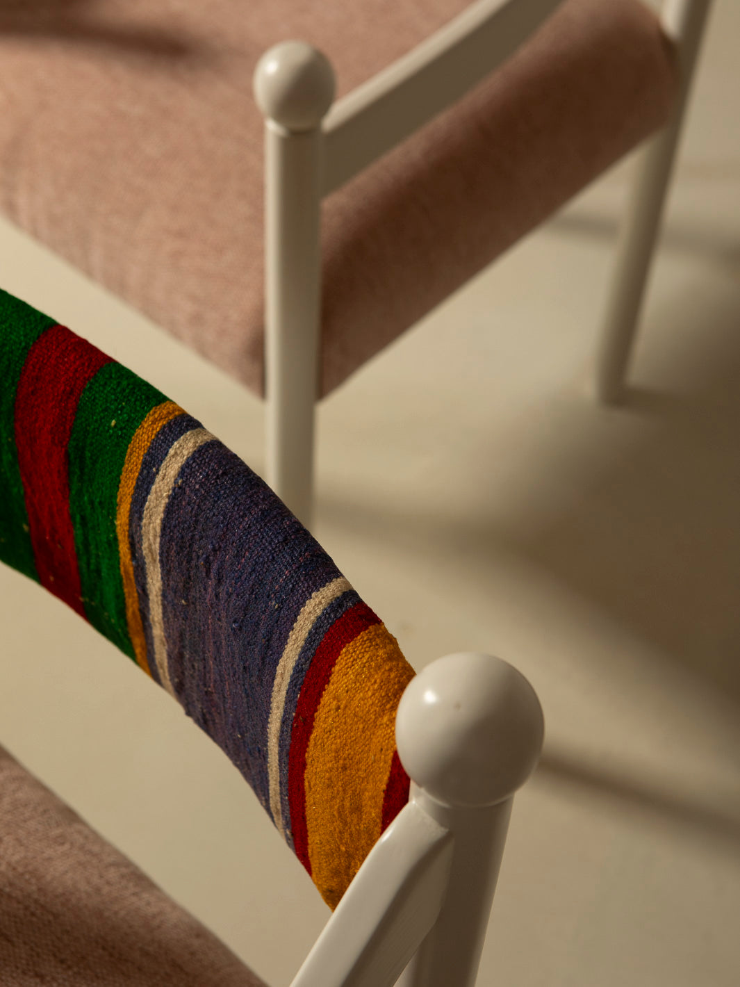 Silla con brazo Palma blanca