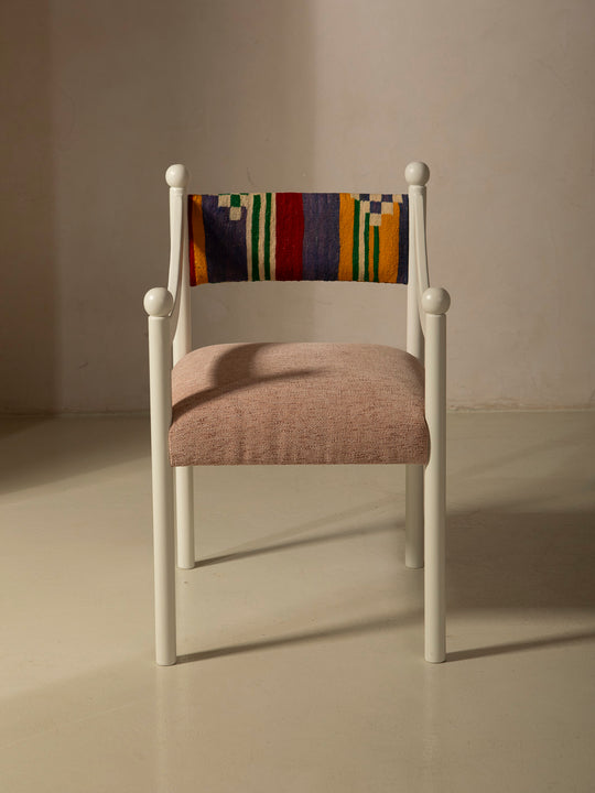 Silla con brazo Palma blanca