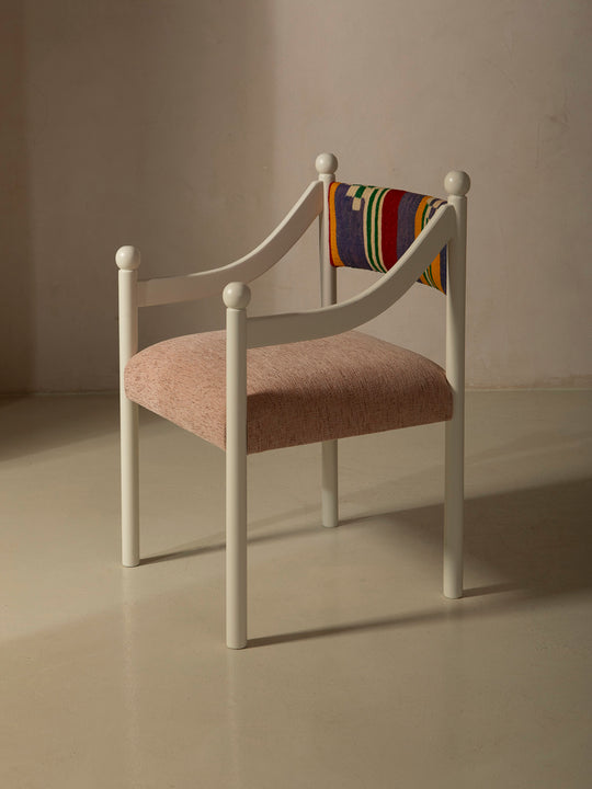 Silla con brazo Palma blanca