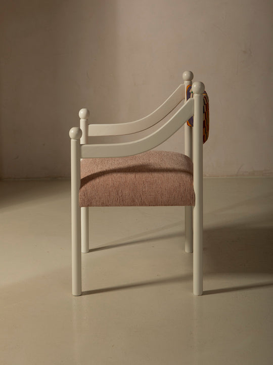 Silla con brazo Palma blanca