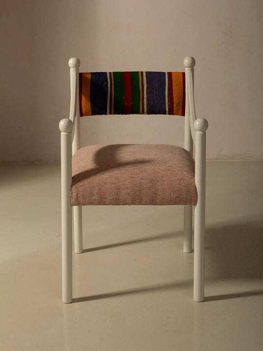 Silla con brazo Palma blanca