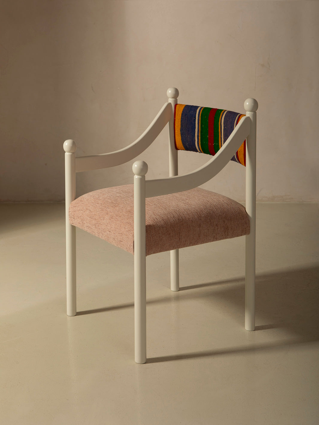 Silla con brazo Palma blanca