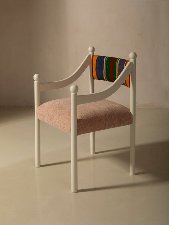 Silla con brazo Palma blanca