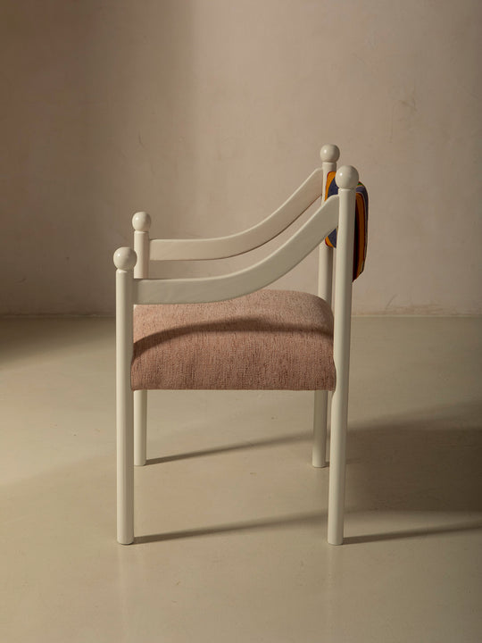 Silla con brazo Palma blanca
