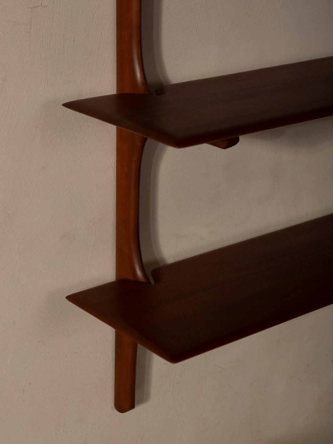 PI mahogany bookshelf