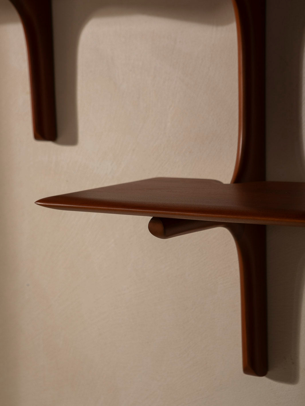 PI mahogany bookshelf
