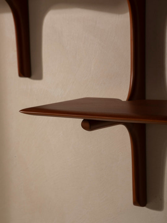 PI mahogany bookshelf