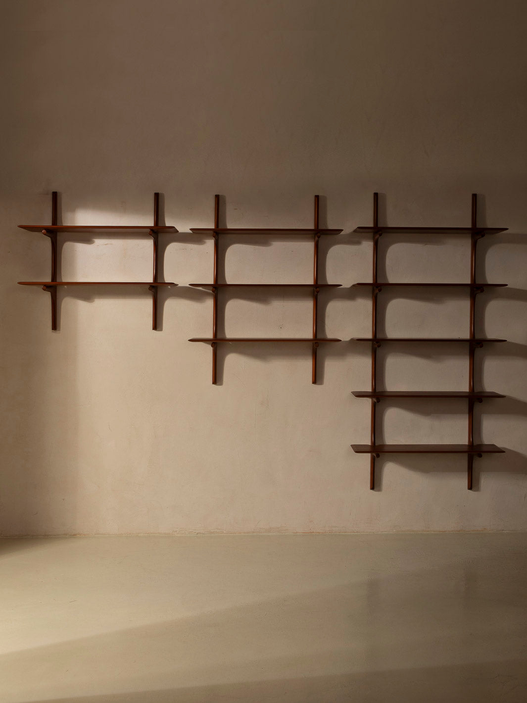 PI mahogany bookshelf