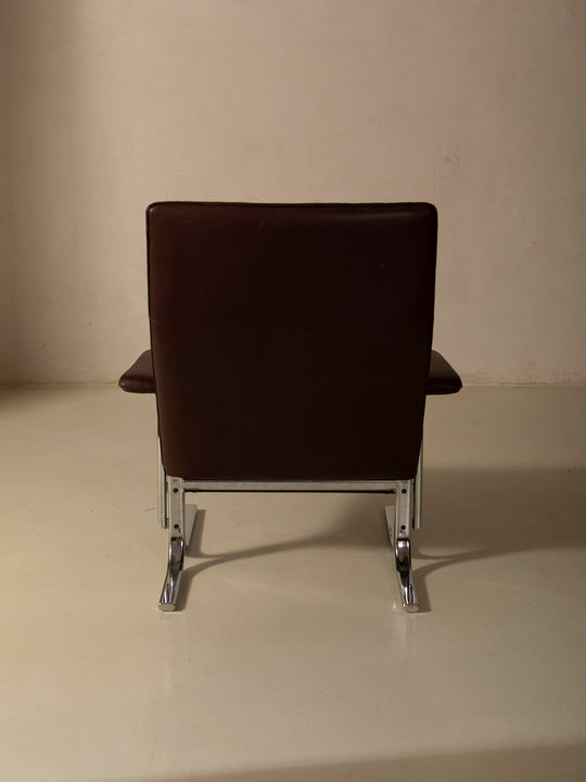 70s Sede armchair and footstool