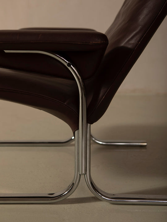 70s Sede armchair and footstool