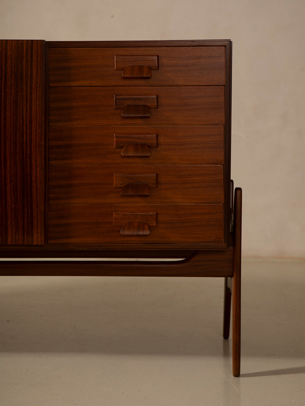 Mahogany and rosewood sideboard by Fratelli Proserpio, Italy, 1960s