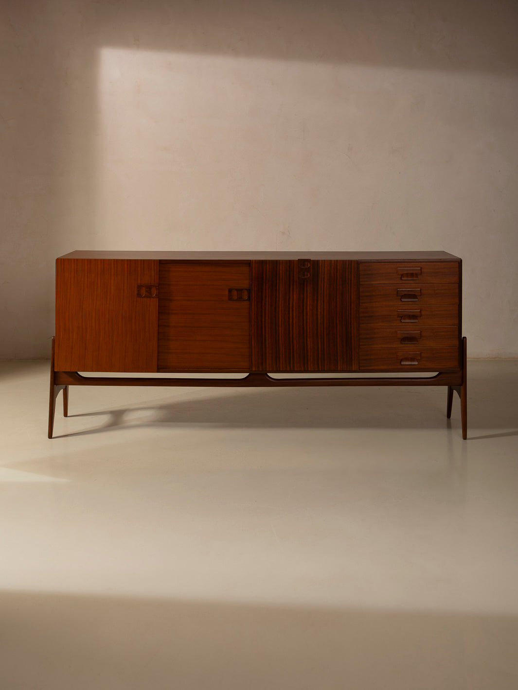 Mahogany and rosewood sideboard by Fratelli Proserpio, Italy, 1960s