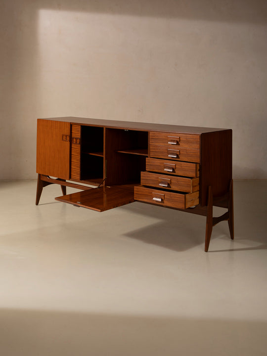 Mahogany and rosewood sideboard by Fratelli Proserpio, Italy, 1960s