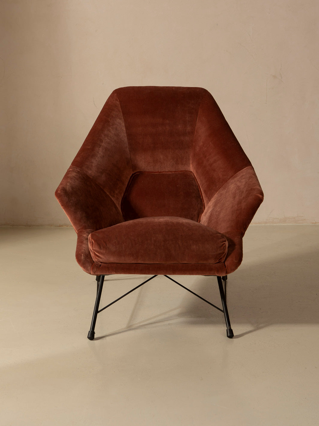Magnolia armchairs, Italy, 1960s, UPHOLSTERER
