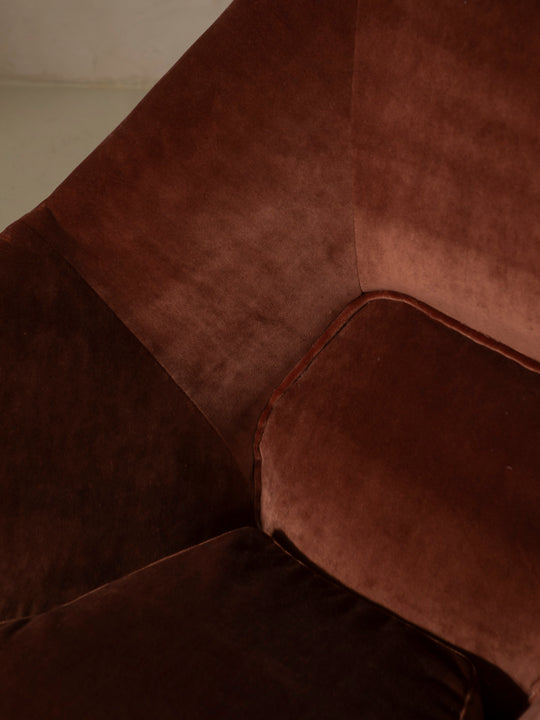 Magnolia armchairs, Italy, 1960s, UPHOLSTERER