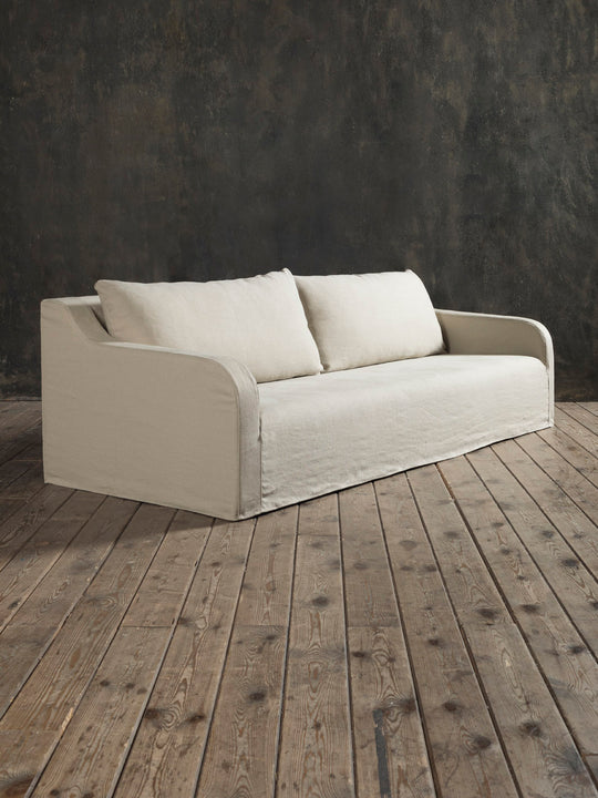 Comporta sofa in pearl linen