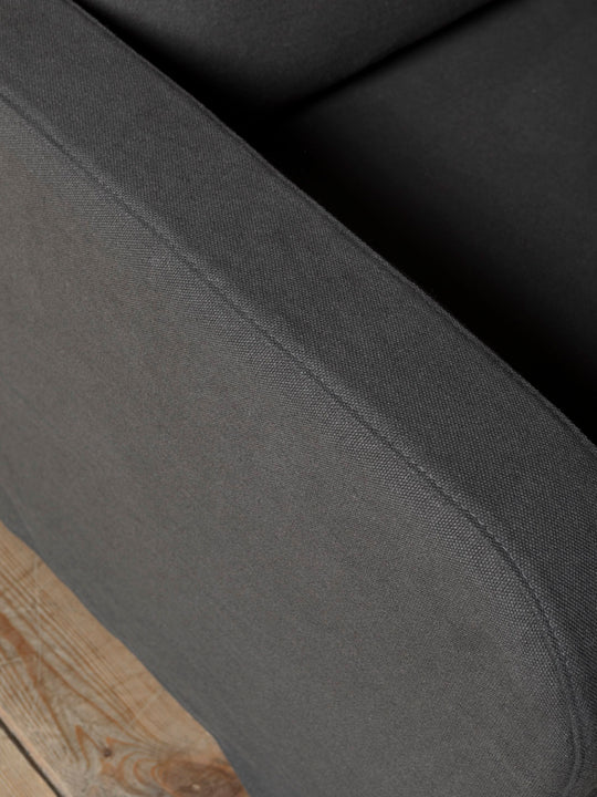 Comporta sofa in anthracite gray linen