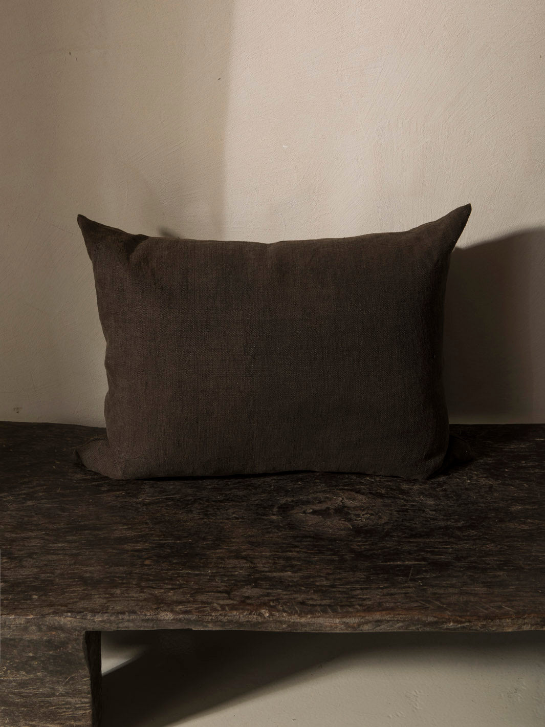 Cojín Isabelle Yamamoto Dark cacao 65x50cm