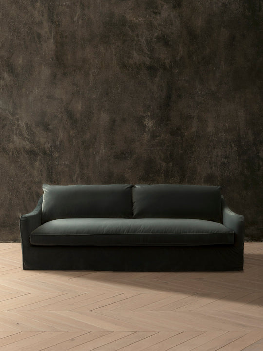 Soho Velvet Sofa Petrol