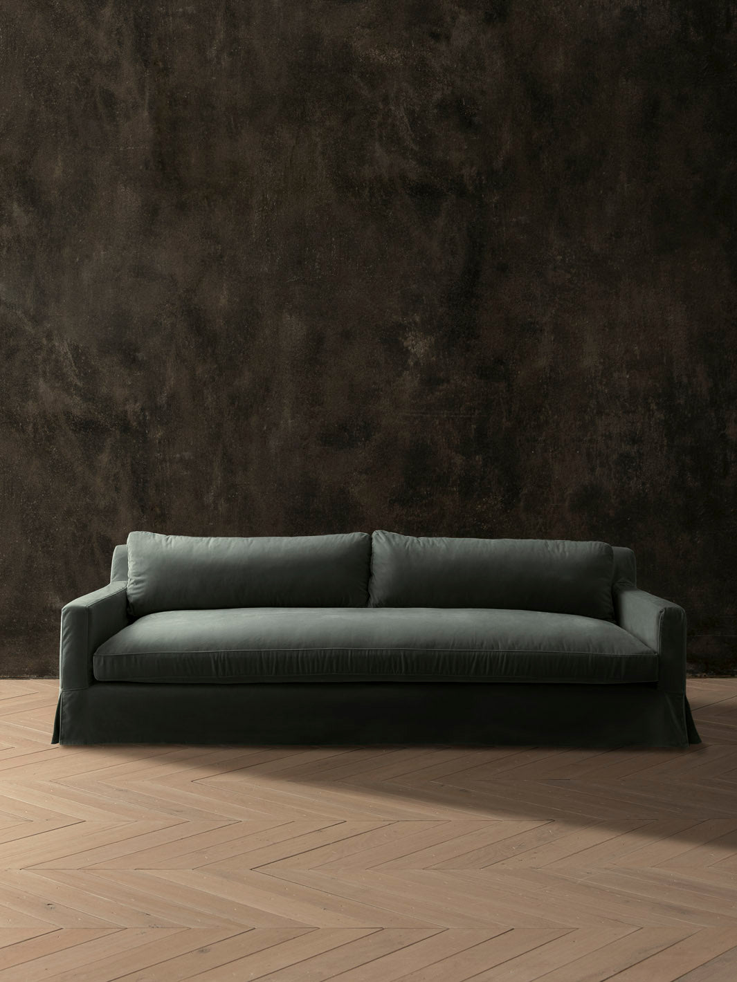 Amberes Turquoise Velvet Sofa