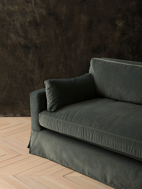 Amberes Turquoise Velvet Sofa