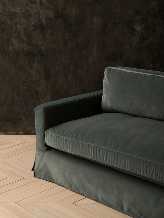 Amberes Turquoise Velvet Sofa