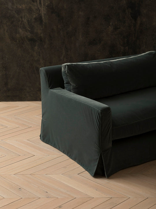 Amberes Turquoise Velvet Sofa