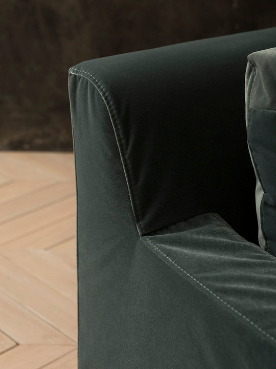 Amberes Turquoise Velvet Sofa