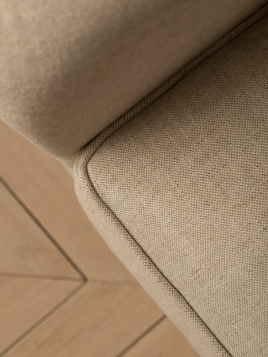 Soho Linen Sofa White Natur