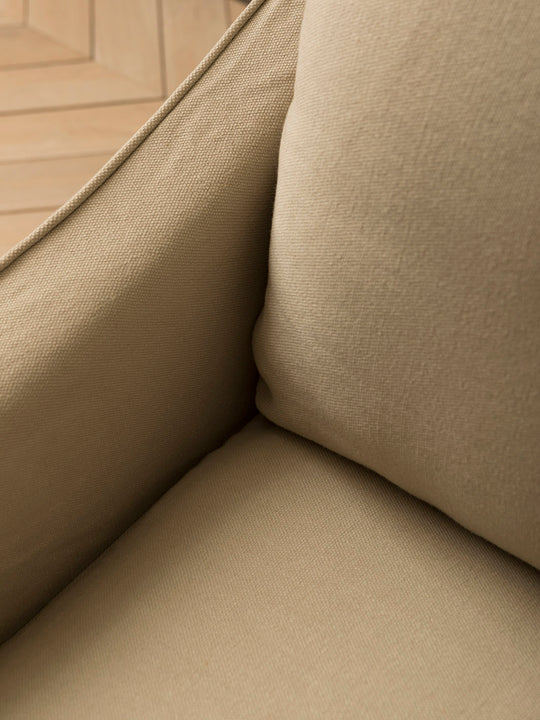 Soho Linen Sofa White Natur