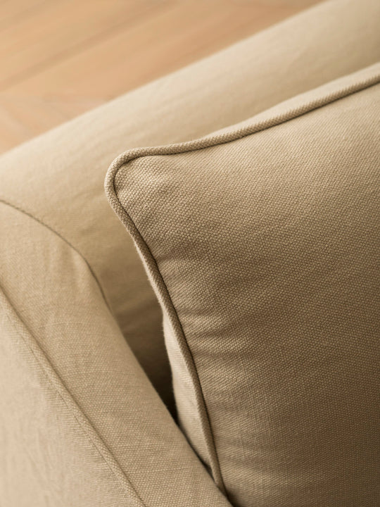 Soho Linen Sofa White Natur