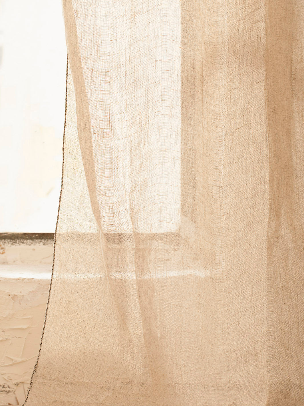 Cortina Florence de lino natural