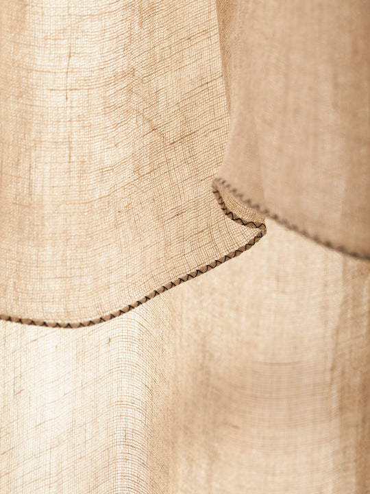 Cortina Florence de lino natural