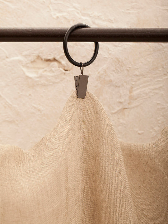 Cortina Florence de lino natural