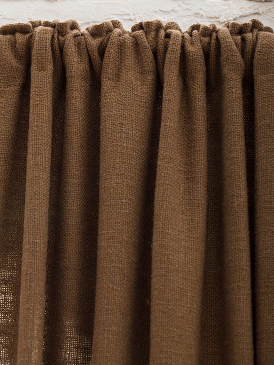 Gold Linen California Curtain