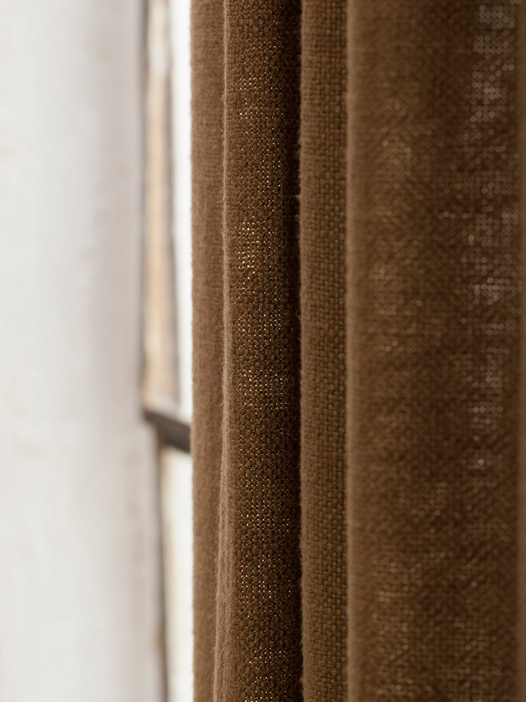 Gold Linen California Curtain