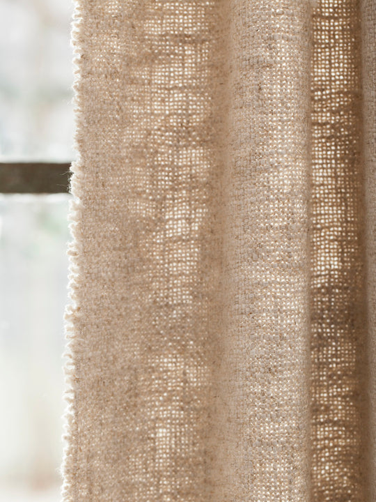 Natural Linen California Curtain
