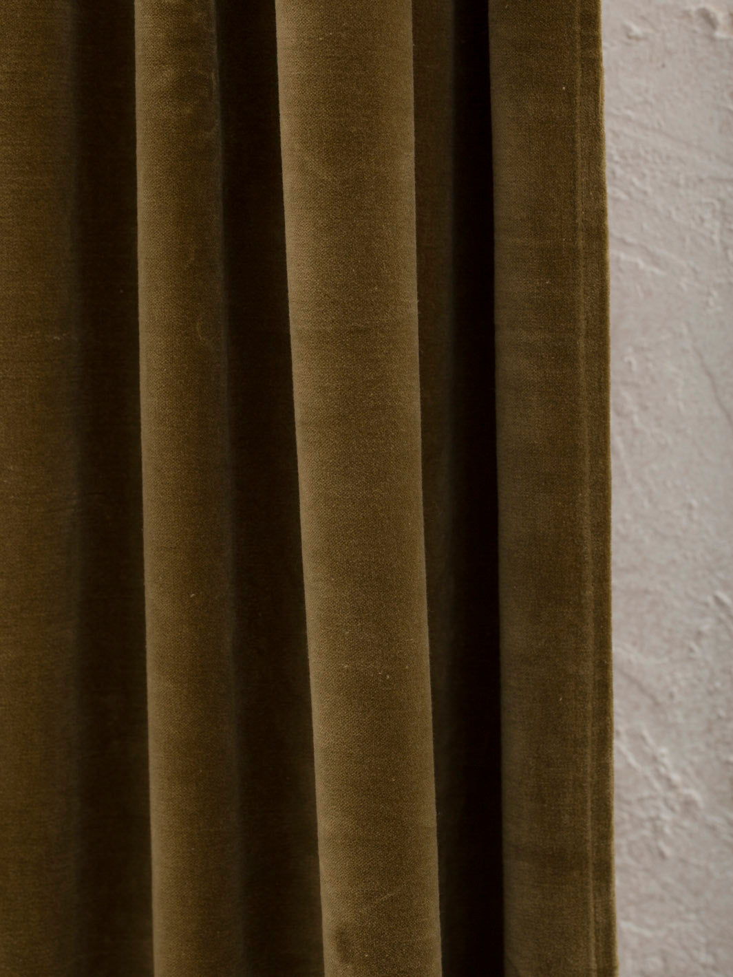 Olive Delhi Velvet Curtain