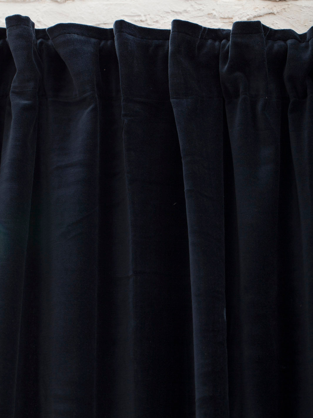 Delhi Velvet Curtain Blue
