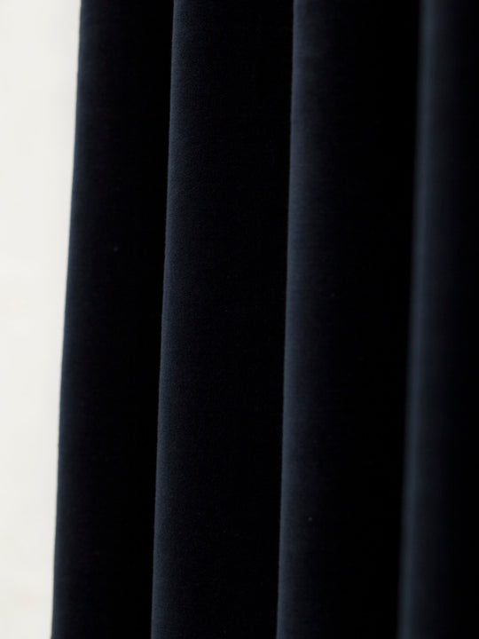 Delhi Velvet Curtain Blue