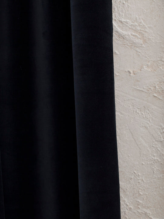 Delhi Velvet Curtain Blue