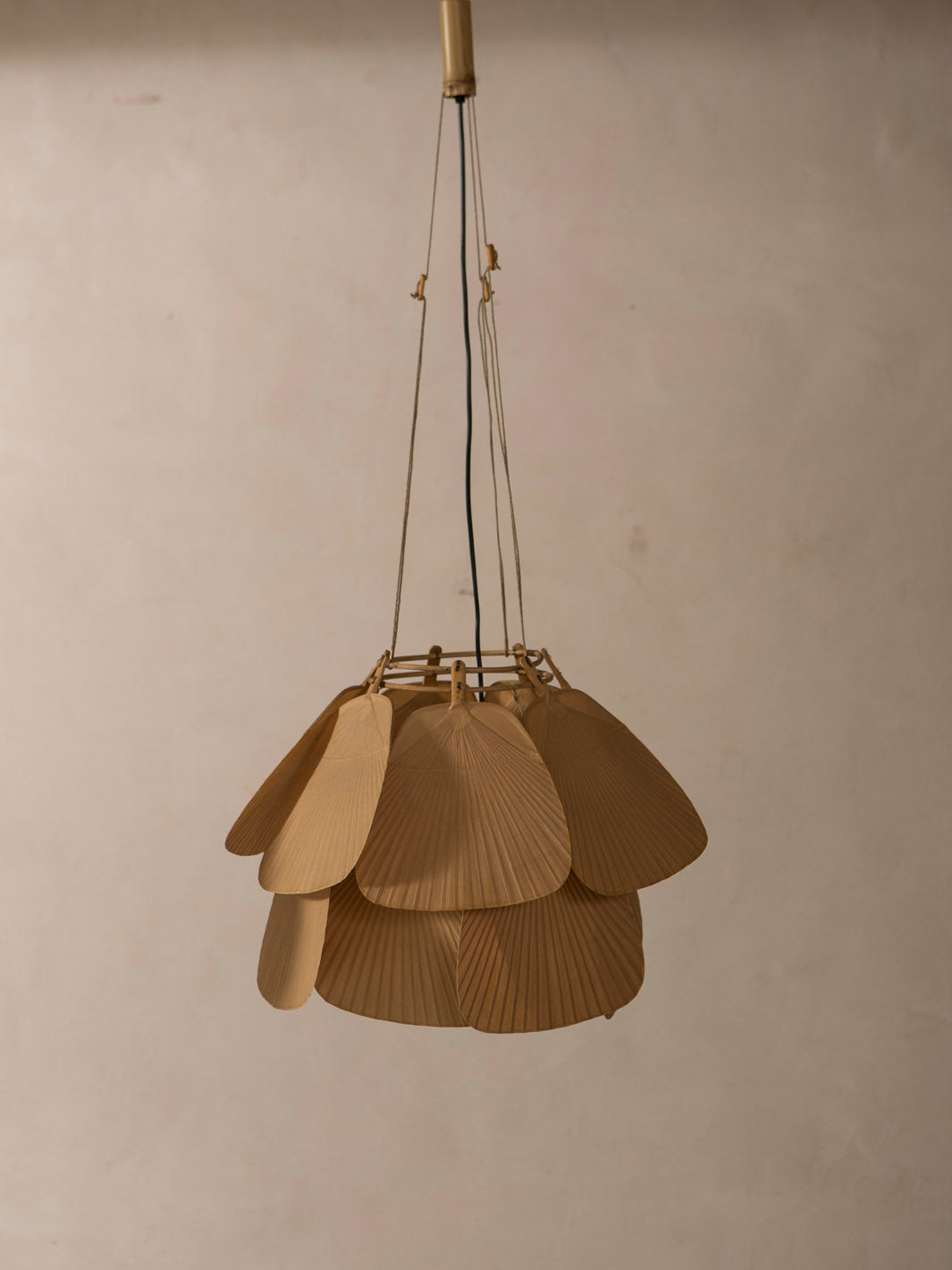Pareja lámparas Ingo Maurer Uchiwa 70's