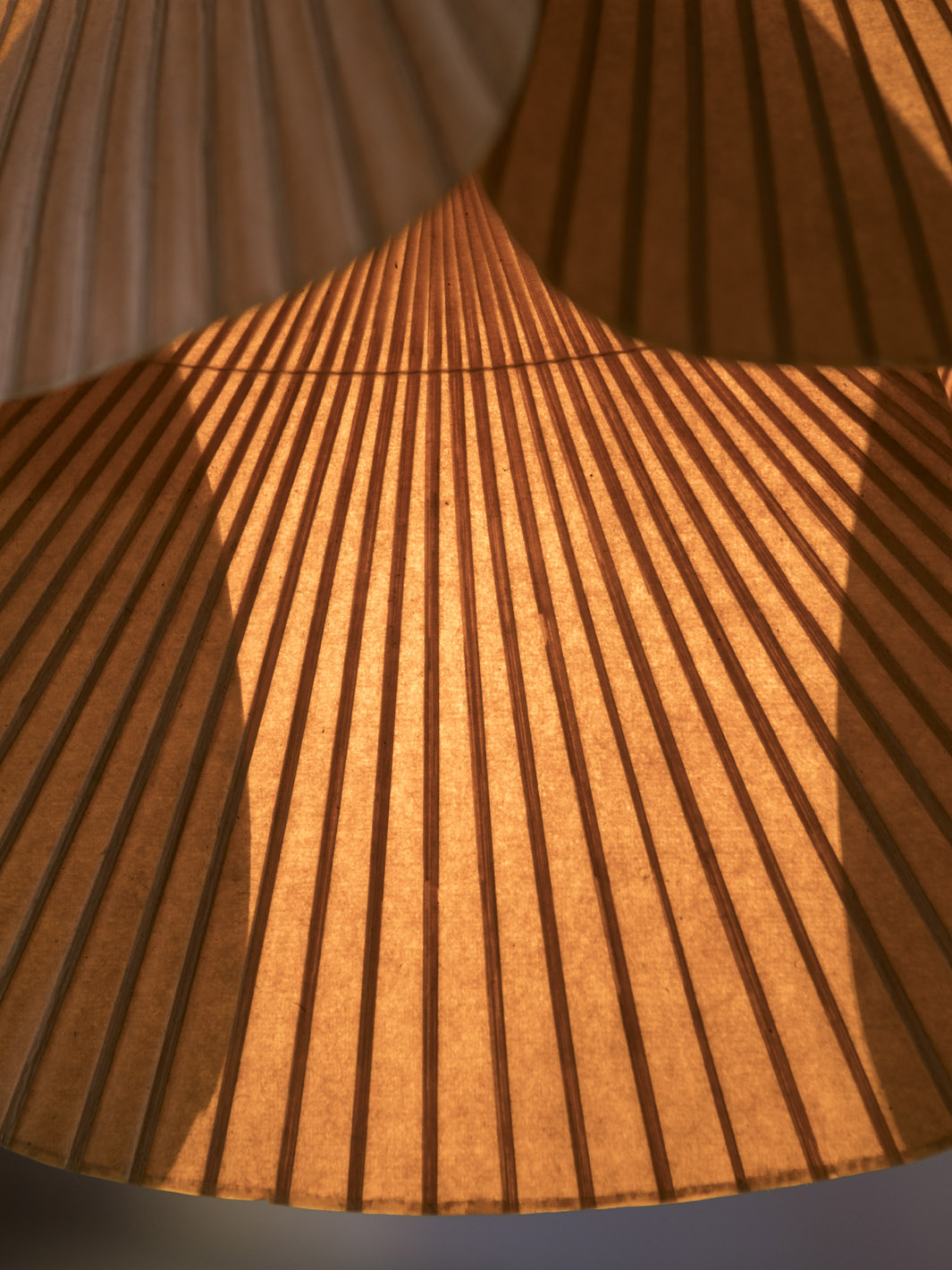 Pareja lámparas Ingo Maurer Uchiwa 70's