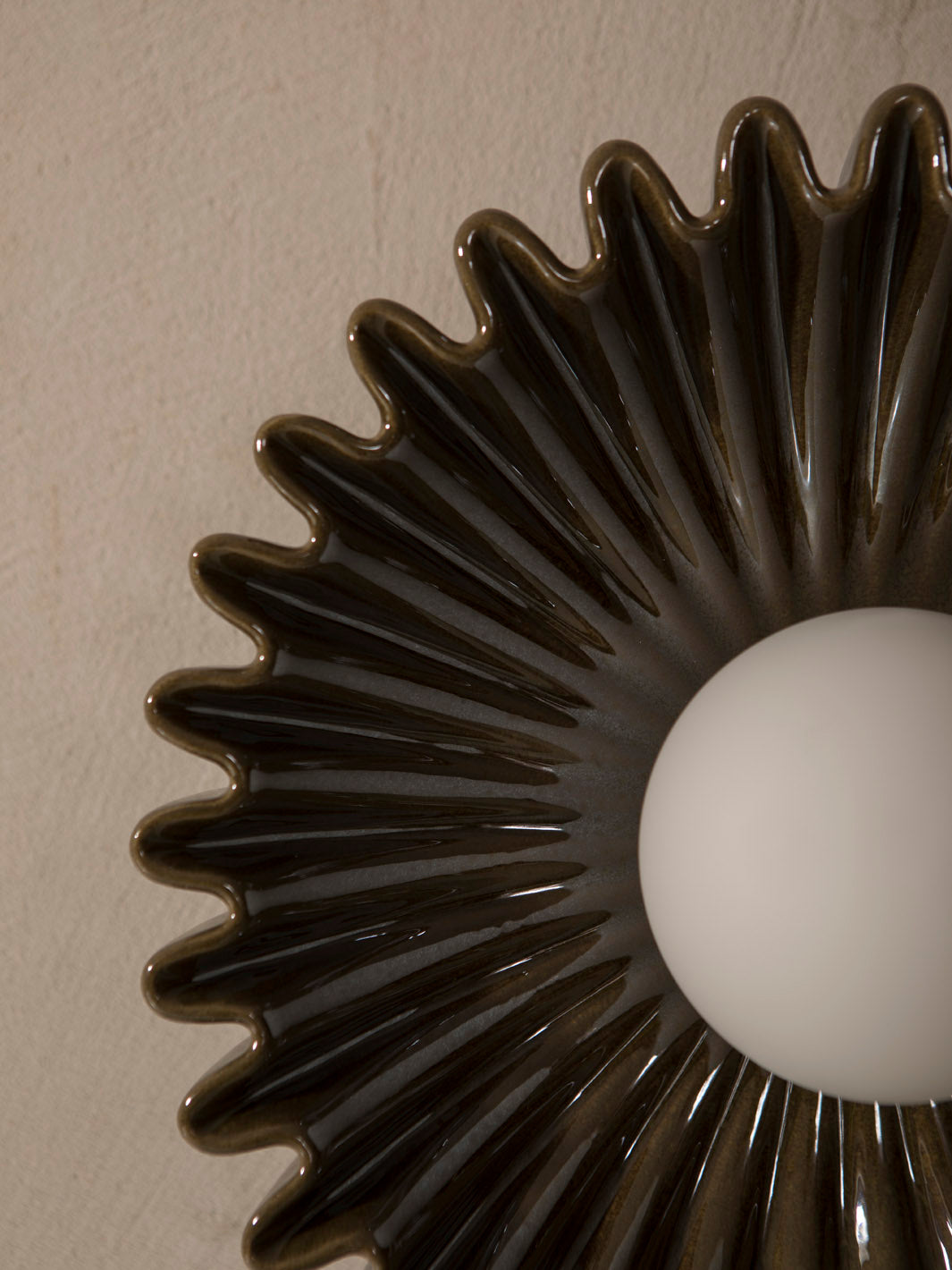 Ostro Green Ceramic Wall Light