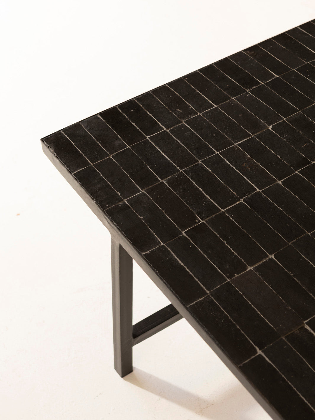 Table basse zellige noir